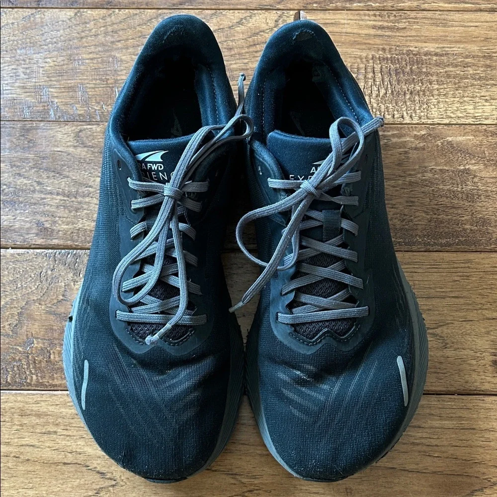 Altra FWD Experience Running Shoes Foot Shape Black Mens Size 9